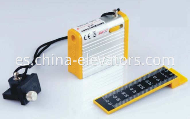 Laser Detector for Elevator Guide Rail Coplanarity